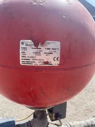Bomba de presion de agua
