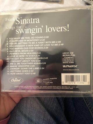 Frank Sinatra Songs for Swingin lovers! Mobile Fidelity Gold