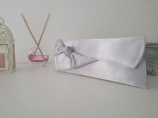 Bolso fiesta plata - elegante