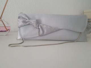 Bolso fiesta plata - elegante