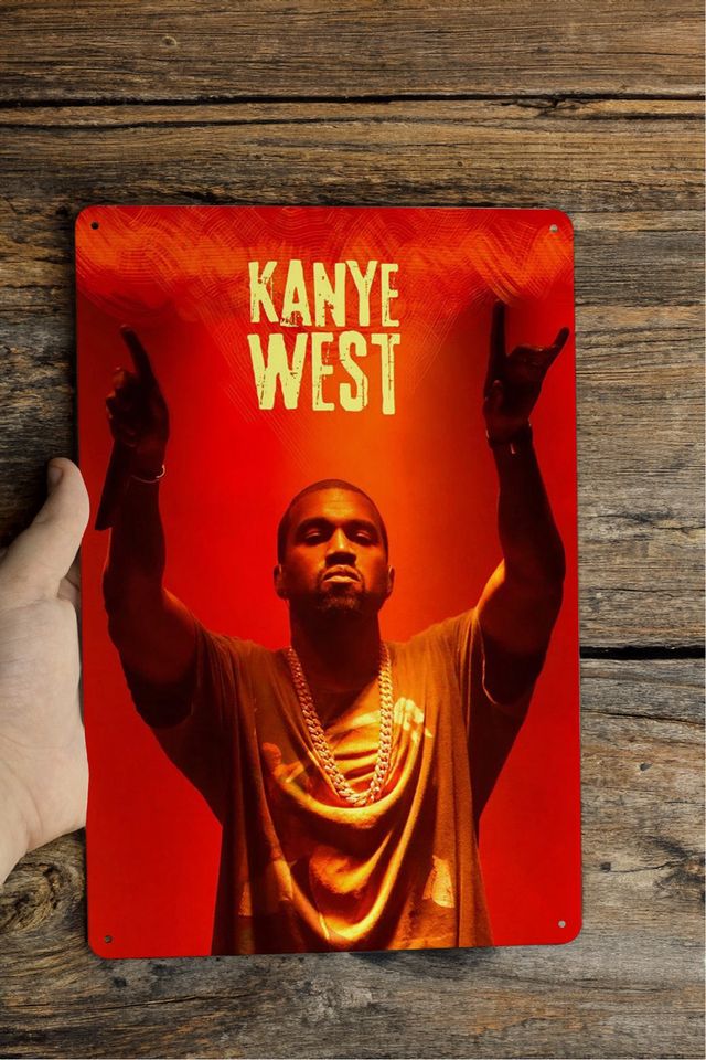 Targa Kanye West - Metallo