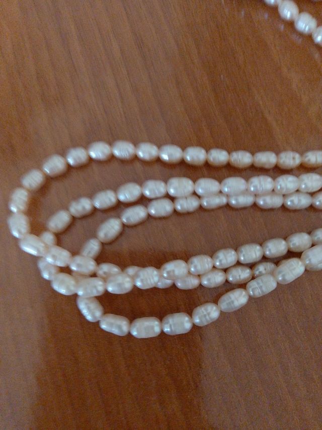 Collana perle rosa - 3 fili