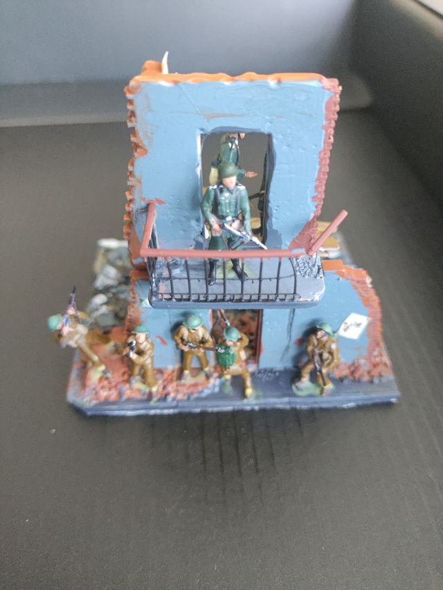 Maqueta belica "El descuido"