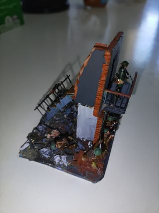 Maqueta belica "El descuido"