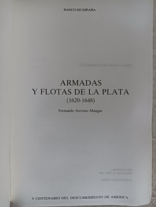 ARMADAS Y FLOTAS DE LA PLATA , 1620-1648 , SERRANO