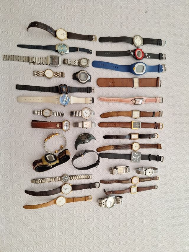 Lote 34 relojes vintage