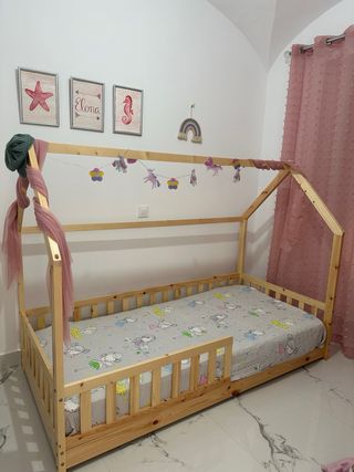 Cama infantil madera 190x90cm
