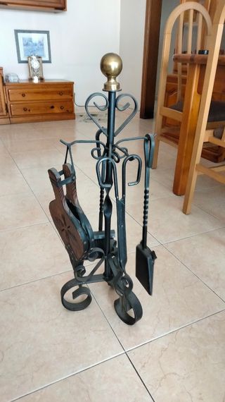 Juego de herramientas para chimenea