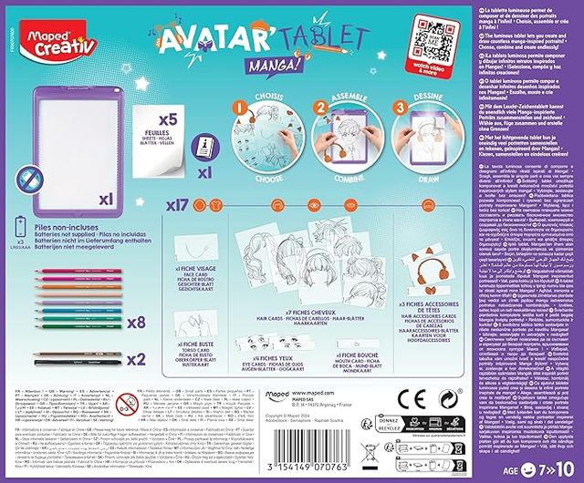 Board Activities Maped - Avatar Tablet Manga