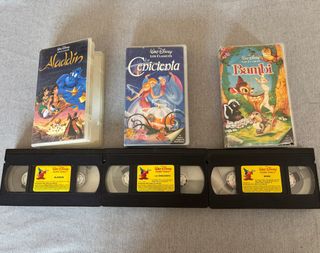 Walt Disney VHS lote 3 peliculas