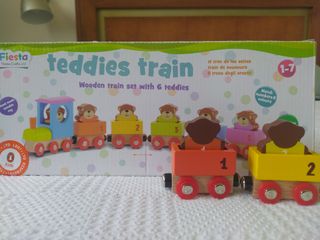 Juguete de madera - Tren con ositos