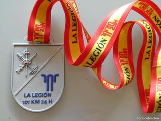 MEDALLA MEDALLÓN DEPORTIVO MILITAR. CARRERA 101KM