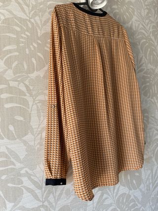Blusa Yespica marrón y negra - Talla L