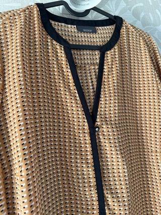 Blusa Yespica marrón y negra - Talla L