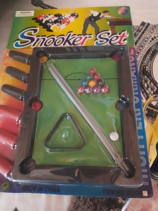 Juego mesa billar