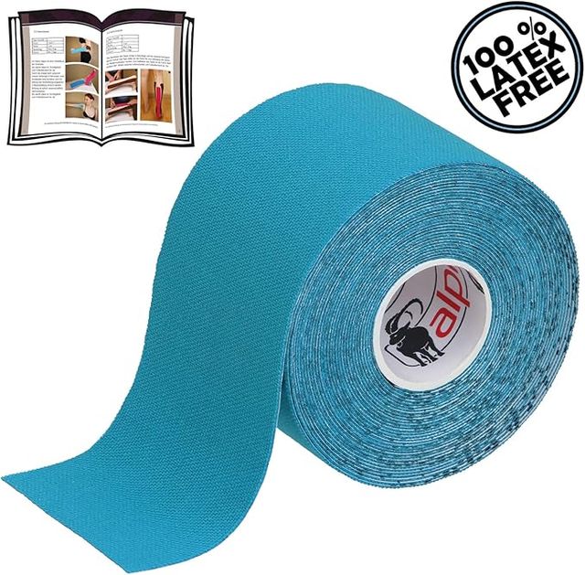 ALPIDEX Cinta Kinesiología Tape 1/3  12 Rollos