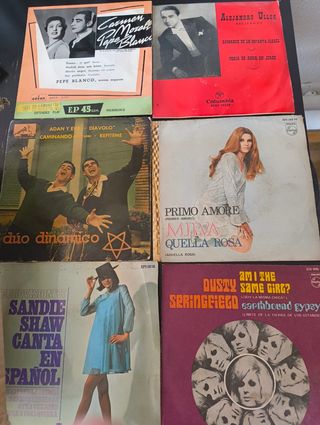 Singles 7" Varios Españoles cada uno 3 euros