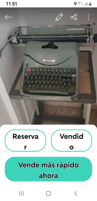 Máquina escribir Olivetti Lexicon 80