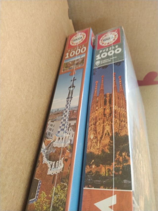 2 puzles Barcelona 1000 piezas