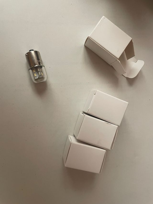 4 Bombillas LED 6V-12 V BA15S - Nuevas