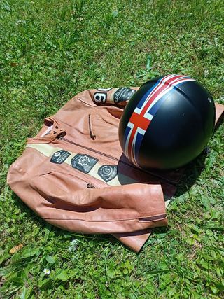 Giacca in pelle vintage