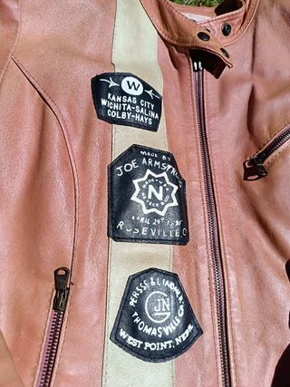 Giacca in pelle vintage