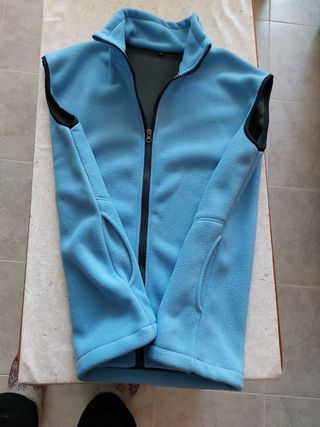 Chaleco polar azul XL