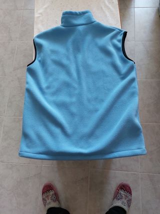Chaleco polar azul XL