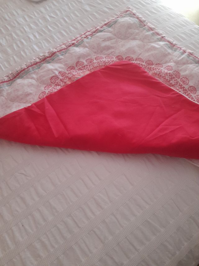 Edredón y funda cuadrante.