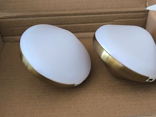 2 Luces LED inalámbricas doradas