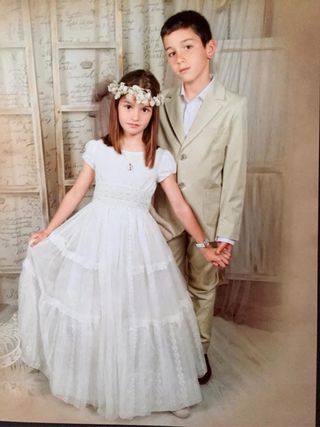 Traje de comunion niña rubio kids