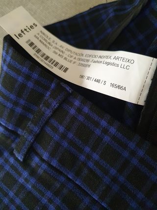 Minifalda cuadros Lefties - Talla 4