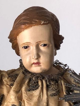 Niño Jesús talla madera XVIII-XIX