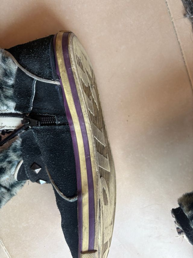 Botas planas animal print