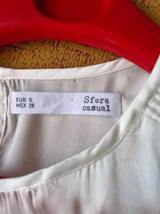 Blusa Sfera blanca talla S