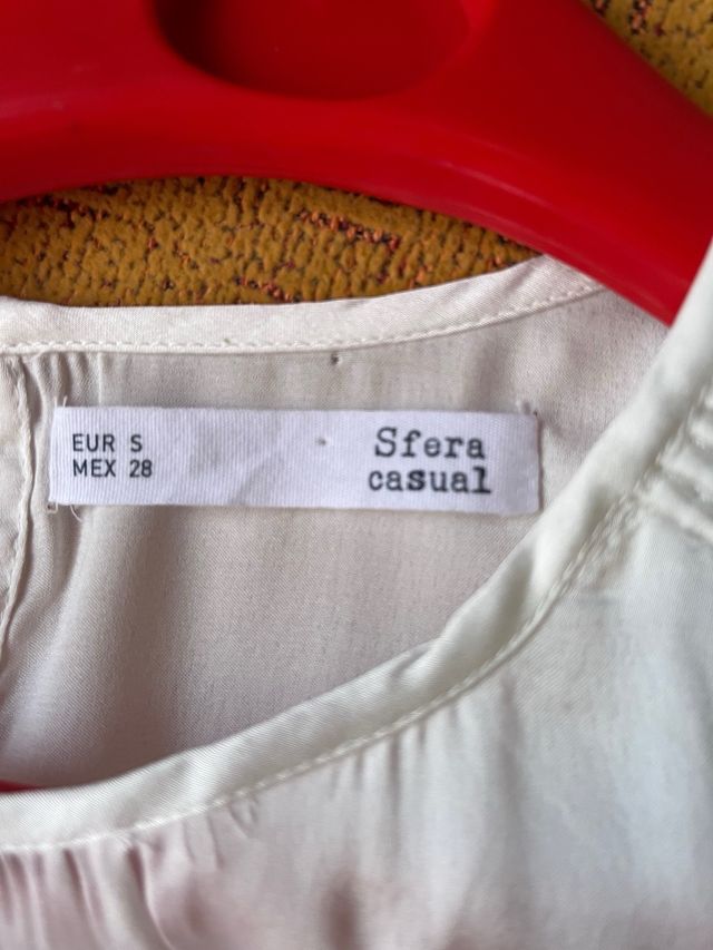 Blusa Sfera blanca talla S