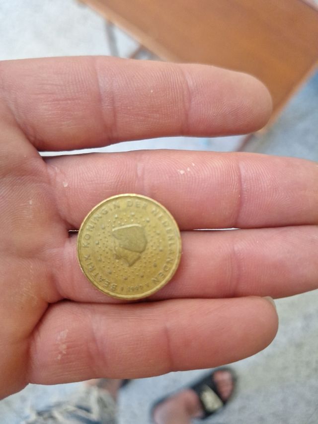 Moneda 50 céntimos Países Bajos 1999 en perfecta