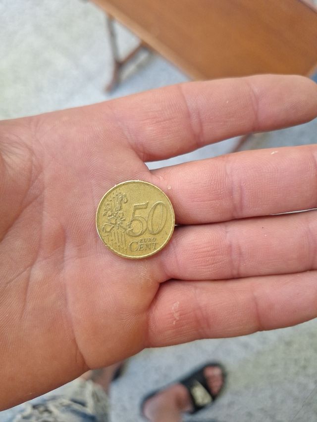 Moneda 50 céntimos Países Bajos 1999 en perfecta