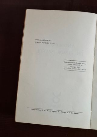 ANTOLOGÍA DEL HUMOR ESPAÑOL