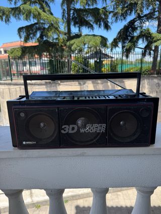 Radio boombox hitachi 3D