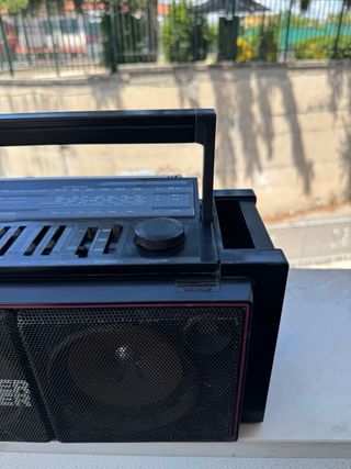Radio boombox hitachi 3D