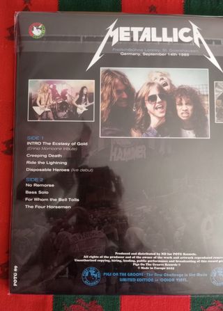 VINILO METALLICA ECSTASY OF LORELY NUEVO