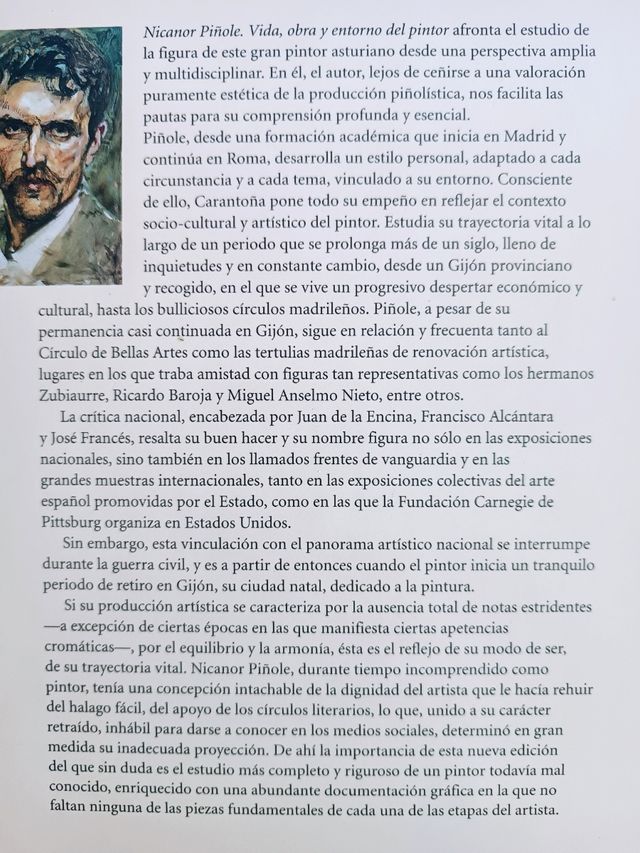 Nicanor Piñole: vida, obra y entorno del pintor