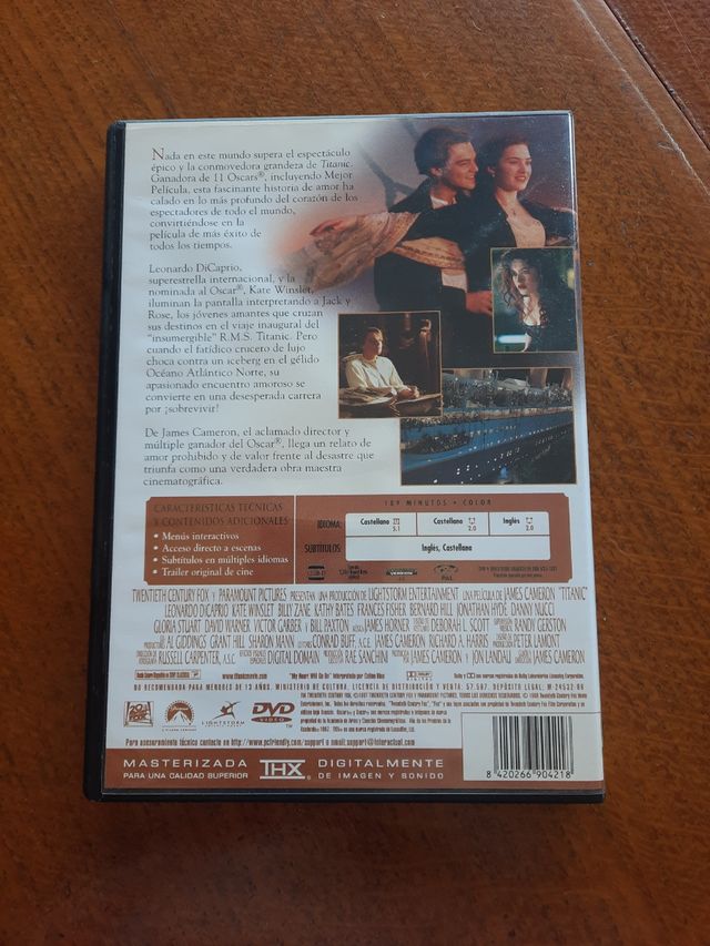 DVD Titanic - DiCaprio & Winslet