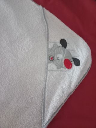 Bolsa de bebé, mantita y capa-toalla