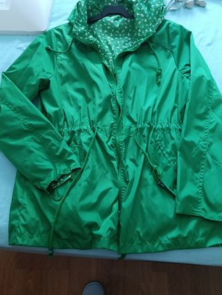 Parka reversible verde T.42-44