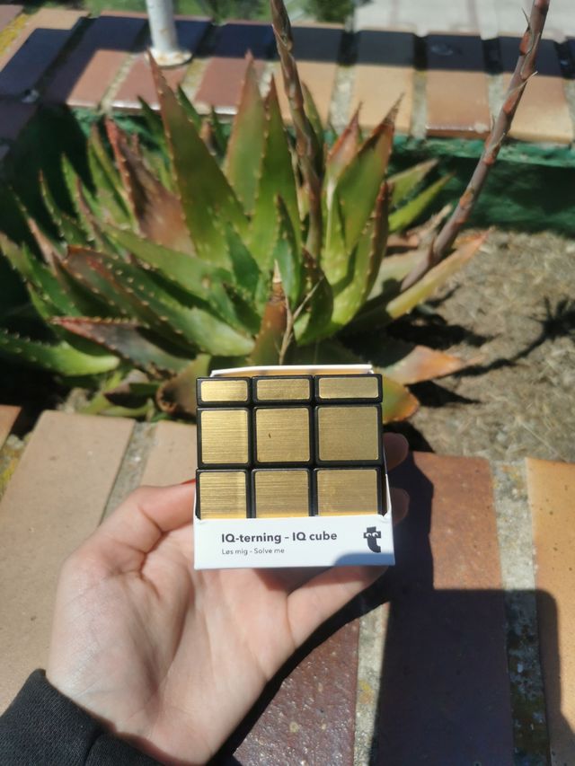 Cubo Rubik espejo 3x3 dorado