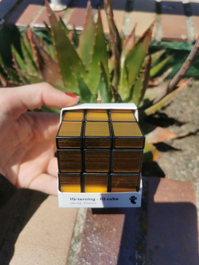Cubo Rubik espejo 3x3 dorado