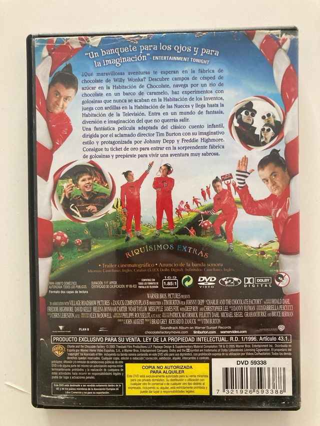Charilie y la fábrica de chocolate