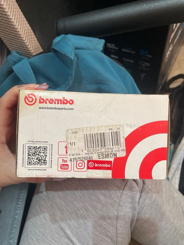 Pastiglie freno P30 035 Brembo posteriori